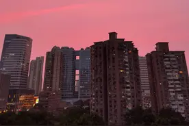 粉粉的！魔都的浪漫天空，你拍到了吗？图片