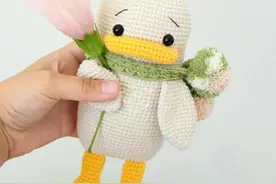 钩针图解：香肠嘴小鸭鸭图片