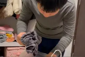 火了！塑料袋里找秋裤，山东一男子被称"最惨老公",他的回应戳心了图片