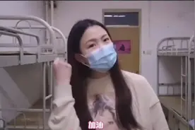 南宫女孩录制手势舞《不放弃》，致敬驻守隔离点“最美逆行者”图片