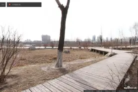发现木结构｜山西省太原市汾河湿地公园防腐木栈道图片
