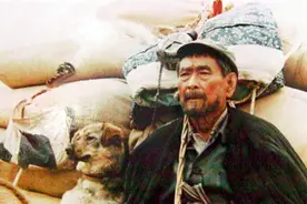 90年代，他带狗参演谢晋电影《老人与狗》，拍完后人和狗皆枪毙图片
