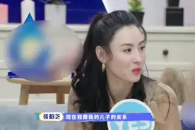 张柏芝自曝儿子有喜欢的女生，还被他问要如何牵手？回答显高情商图片