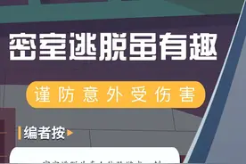 刺激有趣但隐患暗藏？玩密室逃脱，小心意外受伤害图片