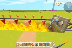 迷你世界：烧烤鸡腿串烧架制作教程，能一次烤100串鸡腿