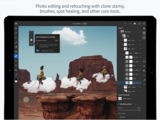 iPad 版《Adobe Photoshop》终于来了！用平板就可以轻松创作咯