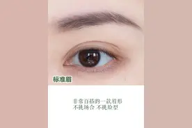 眉型对应脸型！六大常见眉形图片