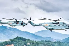中国075“两攻”舰载机部队曝光，海军陆战队“空突营”再现身！图片