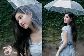 拍照不会摆pose?一把伞让你美翻天图片