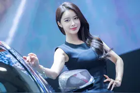 韩国车展美女车模高清图片 清纯亮丽可爱图片