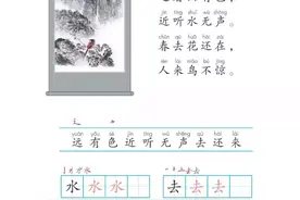部编版一年级上册识字6《画》图文讲解图片