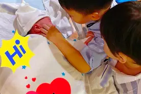 41岁胡杏儿产下三胎，为富豪老公连生3个儿子，曾挺孕肚上春晚图片