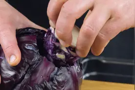 创意美食：30分钟制作史上最好吃的汉堡，最诱人的紫甘蓝汉堡图片