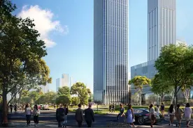 武汉长江中心有“底”了！170多辆罐车46小时接力筑成地下室底板图片