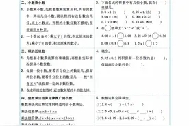 2020秋人教版5年级数学第1单元复习图片