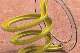 用SolidWorks画摩天轮轨道滚珠机构的：螺旋轨道图片