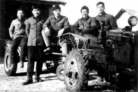 我家的那台手扶拖拉机图片