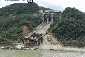 湖北鄂坪水电站突发局部垮塌沉陷！工期曾被压缩，修建中项目易主图片