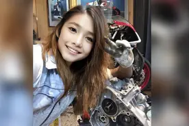 日本重型摩托车美女骑手成网红，电视台去采访惊：本尊竟是50岁大叔，P的图片
