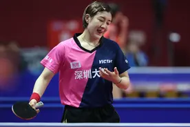 陈梦0-3惨败伊藤美诚模仿者，丁宁身兼教练队员两职独得2分图片