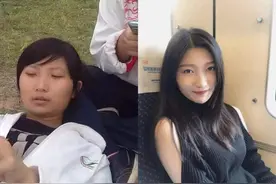 女生上大学前后对比照，堪比整容现场，网友：还有两副面孔图片
