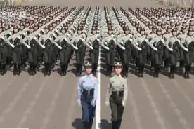 央视记者探访阅兵训练场丨女兵方队：绽放阅兵场的最美芳华图片