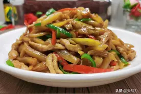 榨菜炒肉丝的经典做法，色香味俱全，这就是干饭人的下饭菜图片