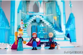 少女心的挚爱：乐高迪士尼系列43197冰雪城堡评测，好多透明件图片