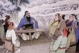 孔子日常敲打子贡图片