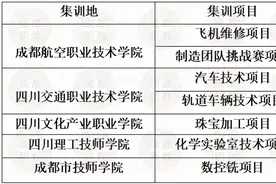 四川这5所职业院校入选第46届世界技能大赛中国集训基地名单图片