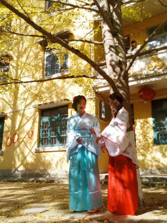 秋风吻尽银杏叶，艳遇醉美帽子峰