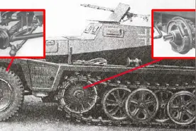 德国sdkfz250半履带轻型装甲车，除了运载步兵，啥活都干图片