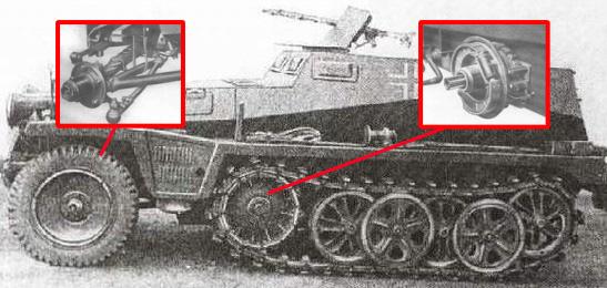 德国sdkfz250半履带轻型装甲车，除了运载步兵，啥活都干