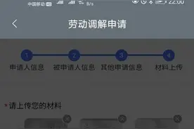 新疆智慧人社软件在劳动人事争议调解申请中资料提交不了图片