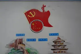 这里有一道亮丽的文化彩绘墙图片