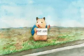 艺术家赋予仓鼠人的属性，它努力生活的样子，像极了平凡的你我图片