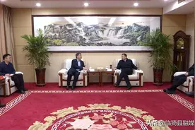 于鹏飞、靳国全会见山西大地环境投资控股有限公司郭玮一行图片