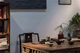 没想到，新房子里的茶室配上好音乐，带来了愉悦的生活享受图片
