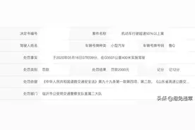山东G3京台高速501km+400m处超速50%以上被罚2000元记12分图片