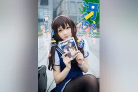路人女主的养成方法——霞之丘诗羽黑丝cos！很养眼的小姐姐！图片
