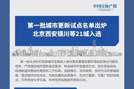 第一批城市更新试点名单出炉 北京西安银川等21城入选图片