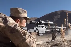 新疆军区全装荒漠星空迷彩部队砺剑高原：已列装QBU203型“高精狙”图片