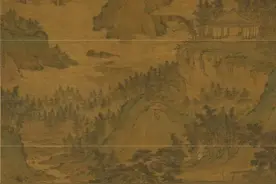 东山丝竹图轴图片