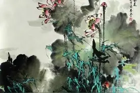 图文详解——水墨荷花技法图片