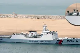 818型巡逻舰堪称海警版低配054A 最高航速可超30节图片