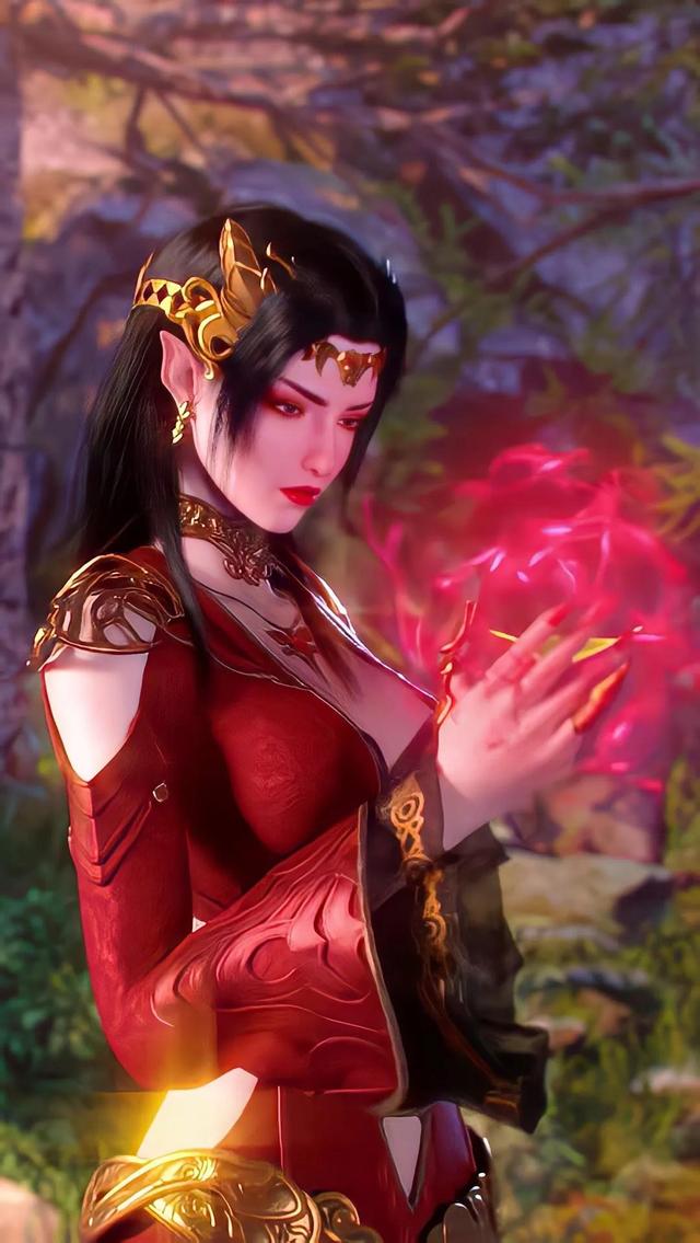 国漫壁纸|美杜莎一身红妆是要嫁给谁,是你吗?