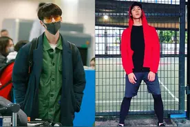 许光汉真是“优衣库男孩”！穿基础款就很好看，一点也不像30岁图片