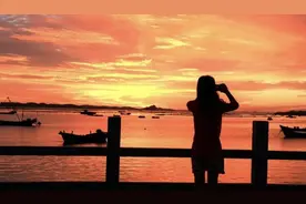 超强攻略！七夕看大连哈仙岛醉美海上日出，绝美奇观，不容错过图片