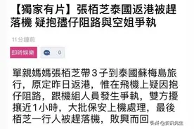 张柏芝泰国返港全家被赶下飞机, 疑因抱儿子挡路与空姐激烈争执图片
