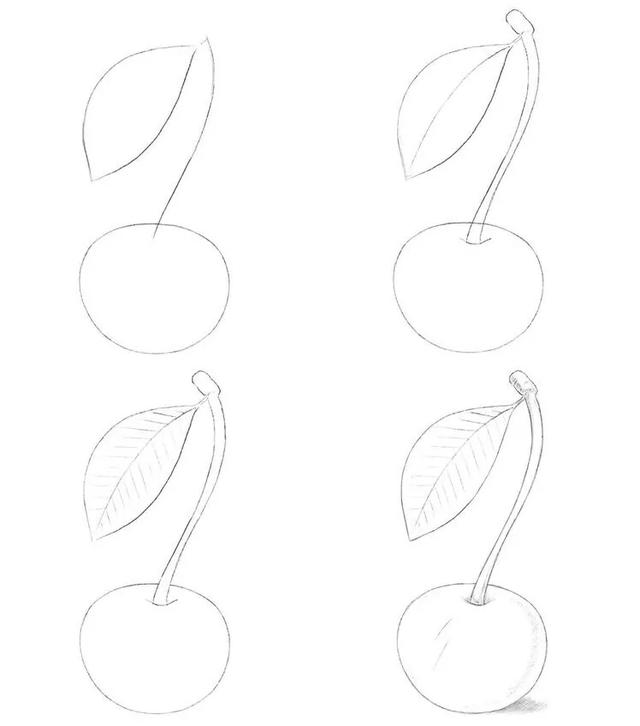 今天分享9个超级简单的素描小教程,跟着临摹一定会有所收获.